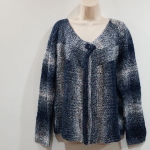 Needle works Avenue women's blue sweater 18/20